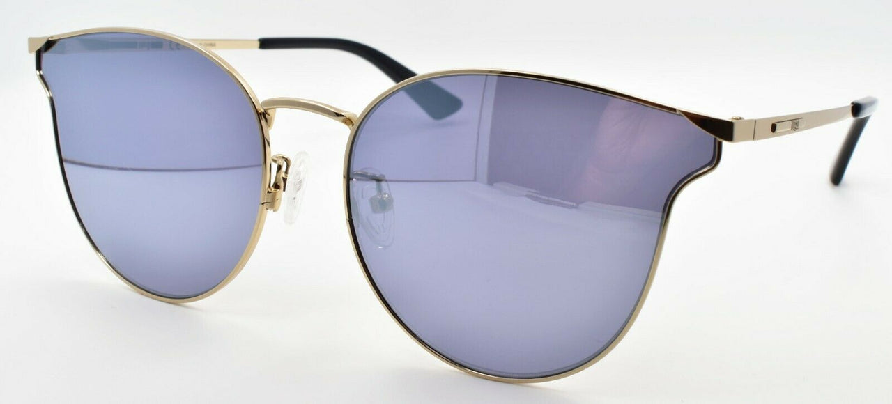 1-McQ Alexander McQueen MQ0105SK 005 Women's Sunglasses Light Gold / Mirrored-889652108841-IKSpecs