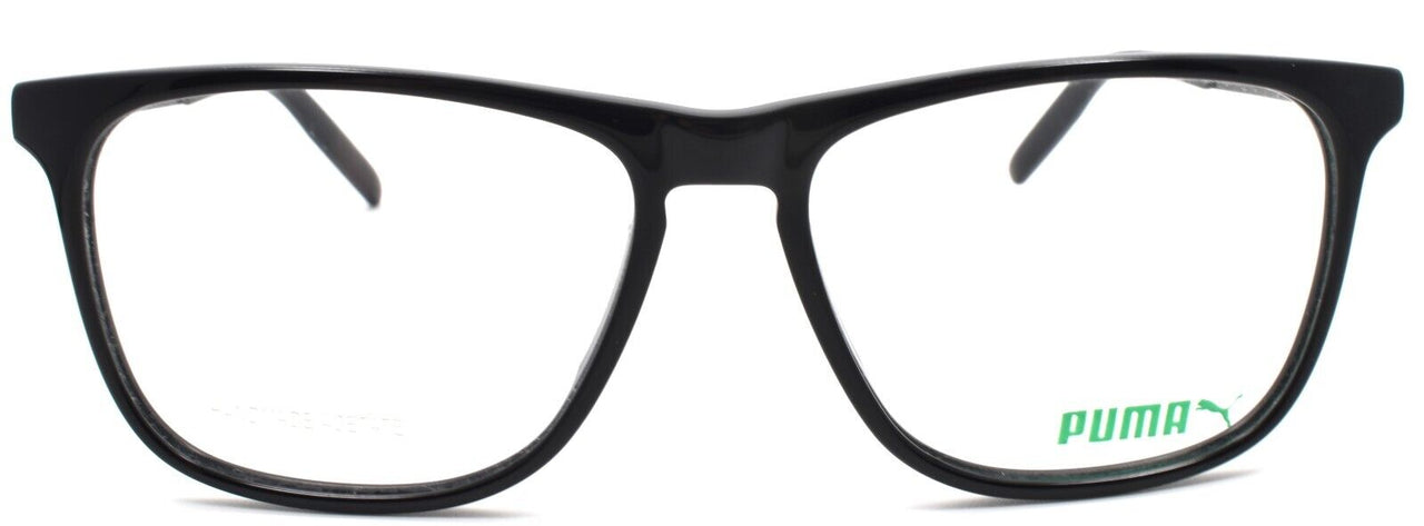 2-PUMA PU0241O 001 Men's Eyeglasses Frames 53-16-145 Black / Ruthenium-889652221090-IKSpecs