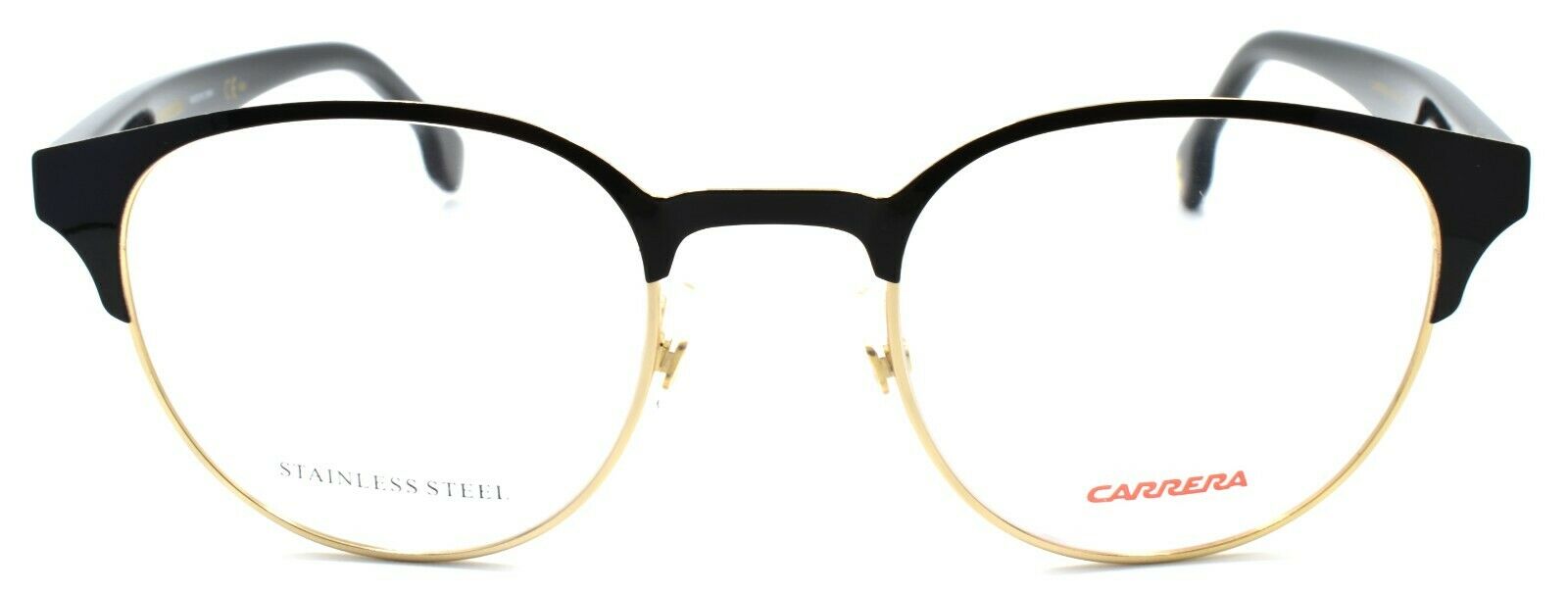 2-Carrera 139/V 807 Men's Eyeglasses Frames Round 49-21-150 Black / Gold-762753980175-IKSpecs