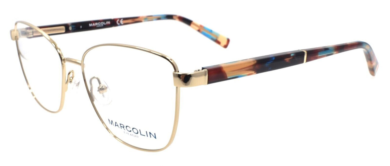 Marcolin MA5031 032 Women's Eyeglasses Frames 52-15-140 Pale Gold