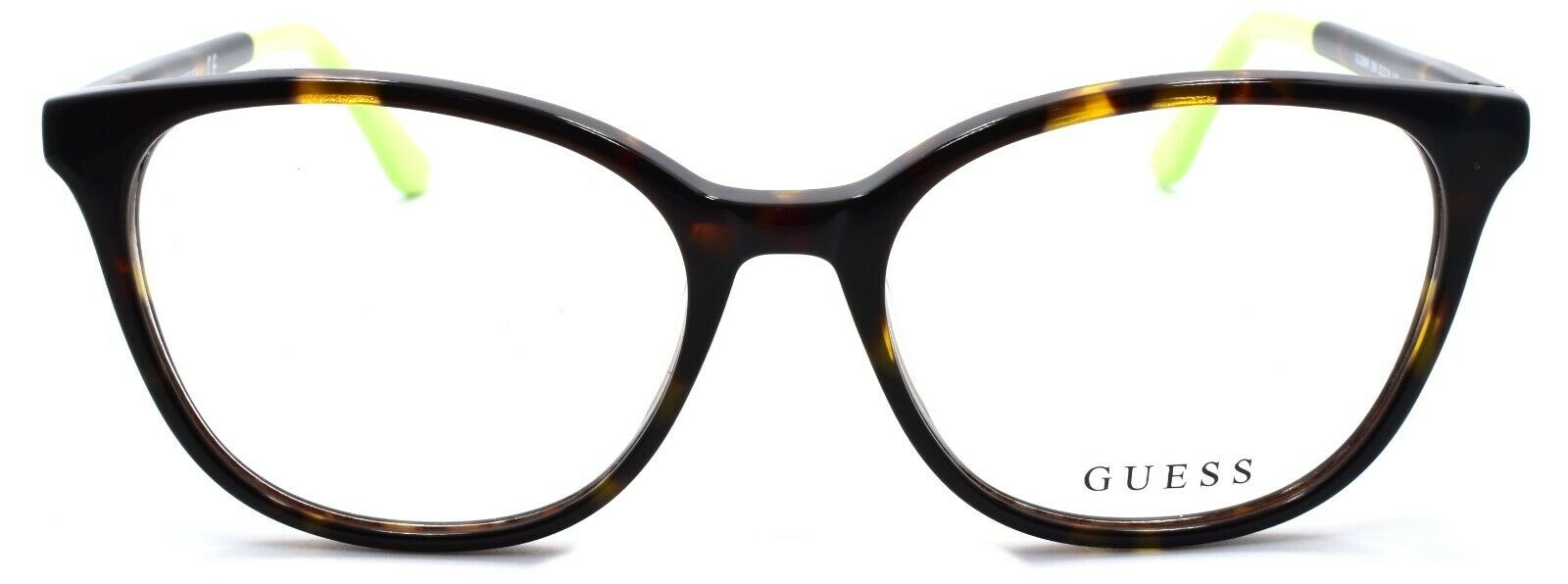2-GUESS GU2698 056 Women's Eyeglasses Frames 52-16-140 Havana / Lime-889214012630-IKSpecs