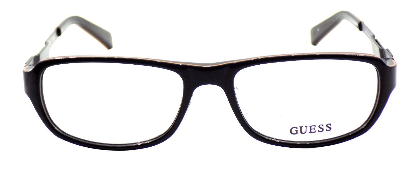 2-GUESS GUA1779 BLK Men's ASIAN Fit Eyeglasses Frames 55-17-145 Black + CASE-715583723894-IKSpecs