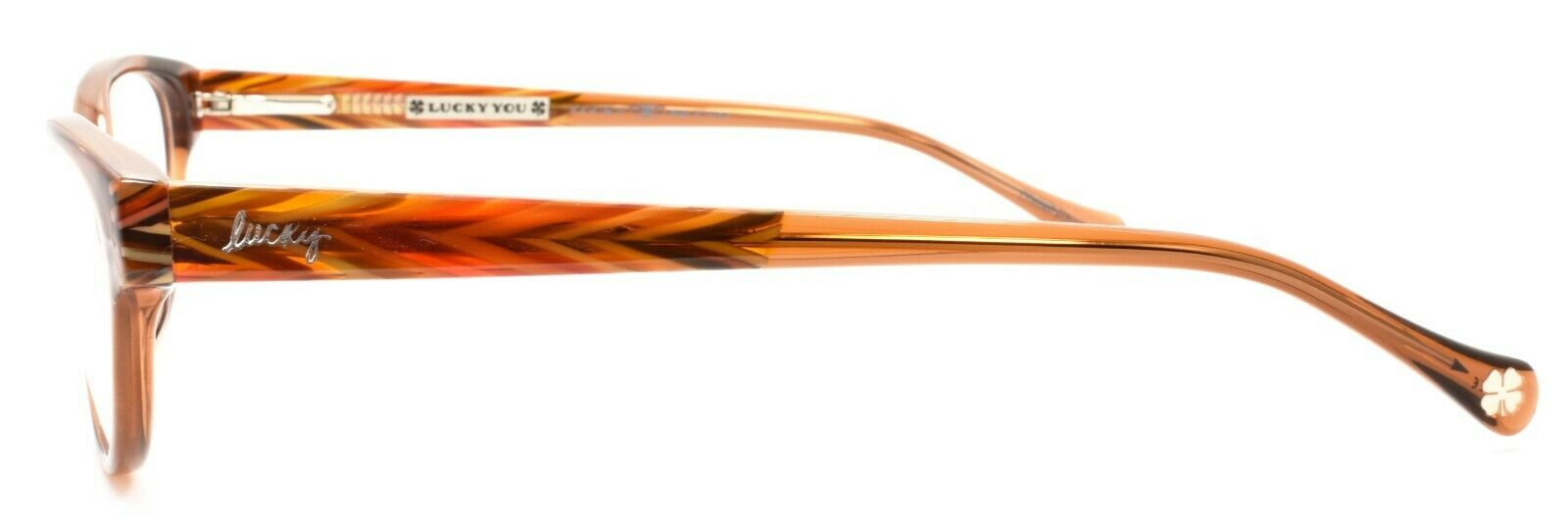 3-LUCKY BRAND Sunrise UF Women's Eyeglasses Frames 52-17-140 Brown + CASE-751286256611-IKSpecs