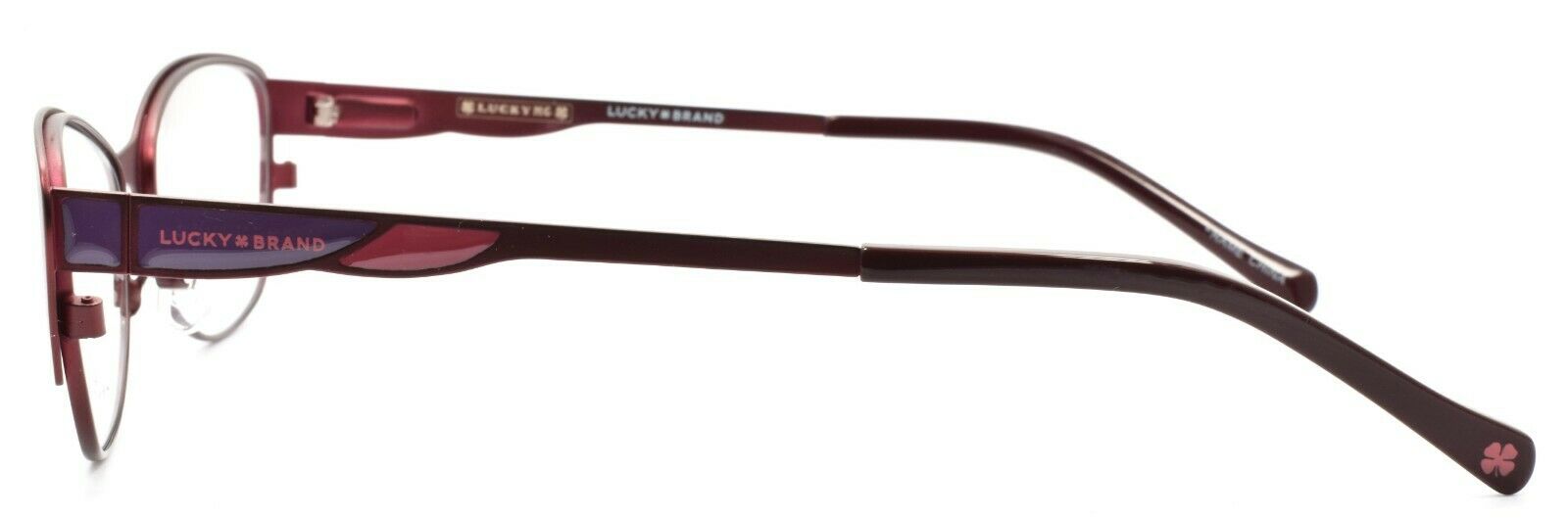 3-LUCKY BRAND D704 Women's Eyeglasses Frames 50-15-135 Burgundy + CASE-751286282252-IKSpecs