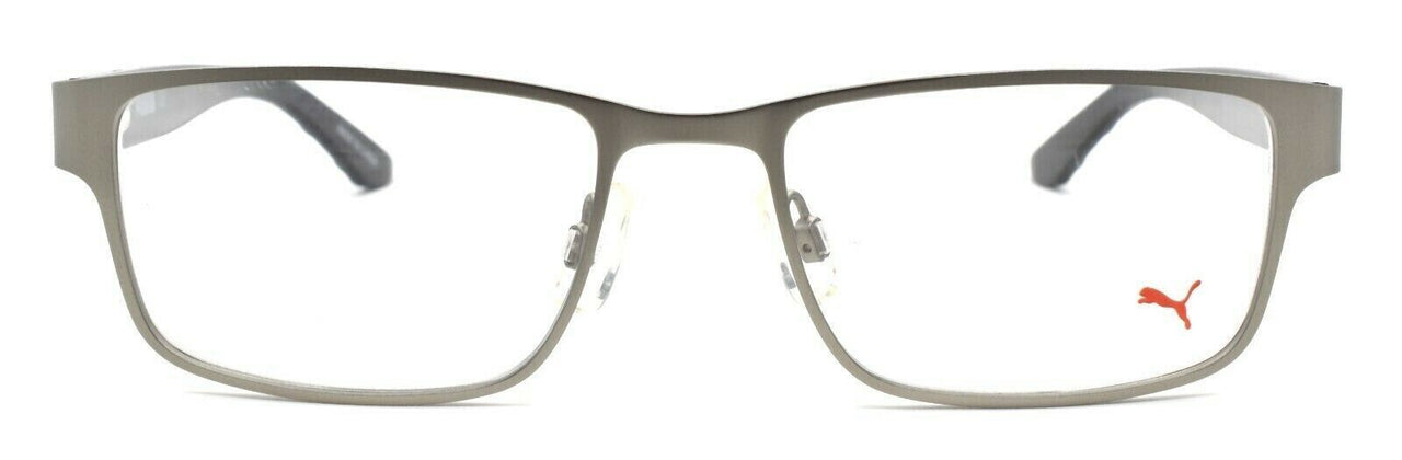 2-PUMA PU0024O 004 Men's Eyeglasses Frames 53-18-140 Ruthenium / Black-889652004020-IKSpecs