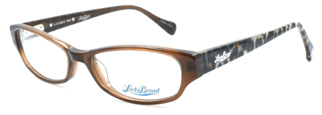 1-LUCKY BRAND Pretend Kids Girls Eyeglasses Frames 49-15-130 Brown-751286264036-IKSpecs