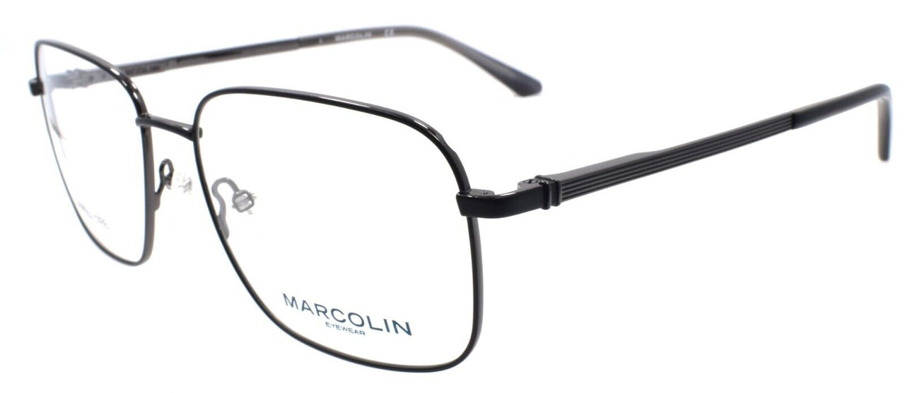 Marcolin MA3025 002 Men's Eyeglasses Frames Large 57-17-150 Matte Black