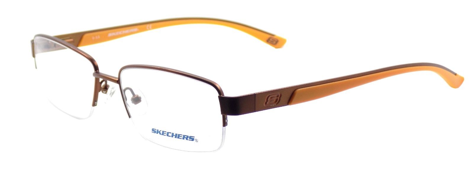 1-SKECHERS SE3170 049 Men's Eyeglasses Frames 53-17-140 Matte Brown / Orange +CASE-664689740765-IKSpecs