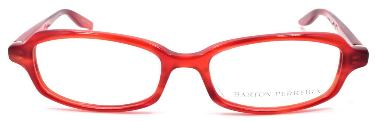 2-Barton Perreira Nicholette SCA/SIL Women's Glasses Frames 49-17-135 Scarlet Red-672263039006-IKSpecs