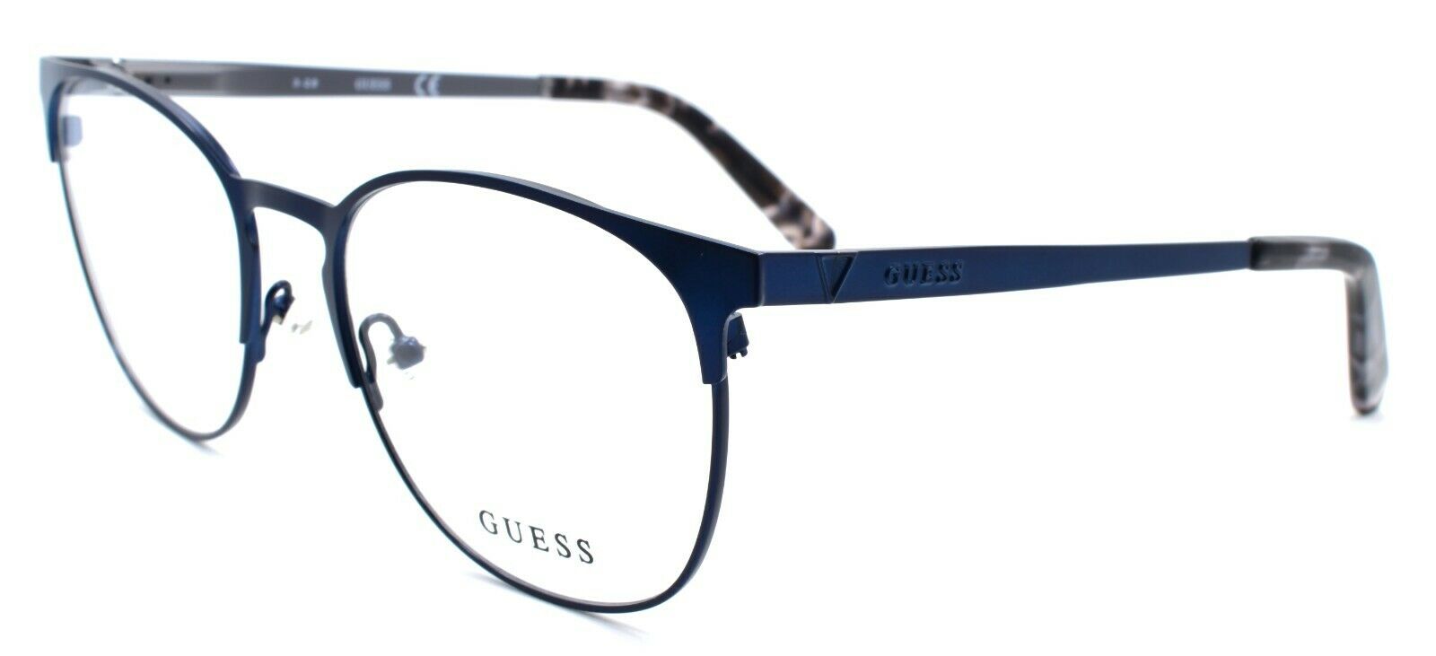 1-GUESS GU1976 091 Men's Eyeglasses Frames 53-18-145 Matte Blue-889214043405-IKSpecs
