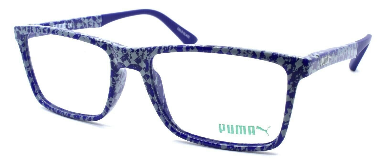 1-PUMA PU0117O 002 Men's Eyeglasses Frames 55-17-145 Blue / Grey-889652063850-IKSpecs