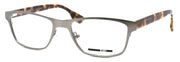 1-McQ Alexander McQueen MQ0050O 005 Unisex Eyeglasses 53-18-150 Ruthenium / Havana-889652032887-IKSpecs