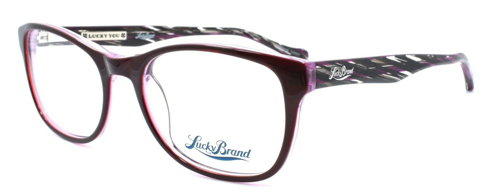 1-LUCKY BRAND D200 Women's Eyeglasses Frames 52-18-140 Purple + CASE-751286274066-IKSpecs