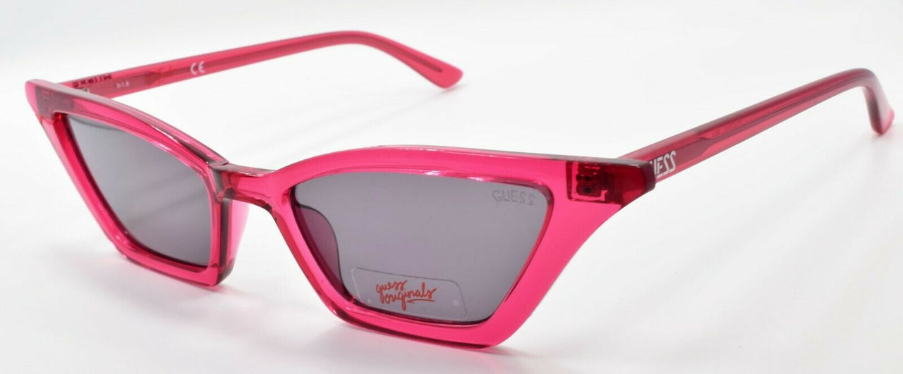 GUESS Originals GU8219 66A Women's Sunglasses Cat-eye Shiny Red / Smoke