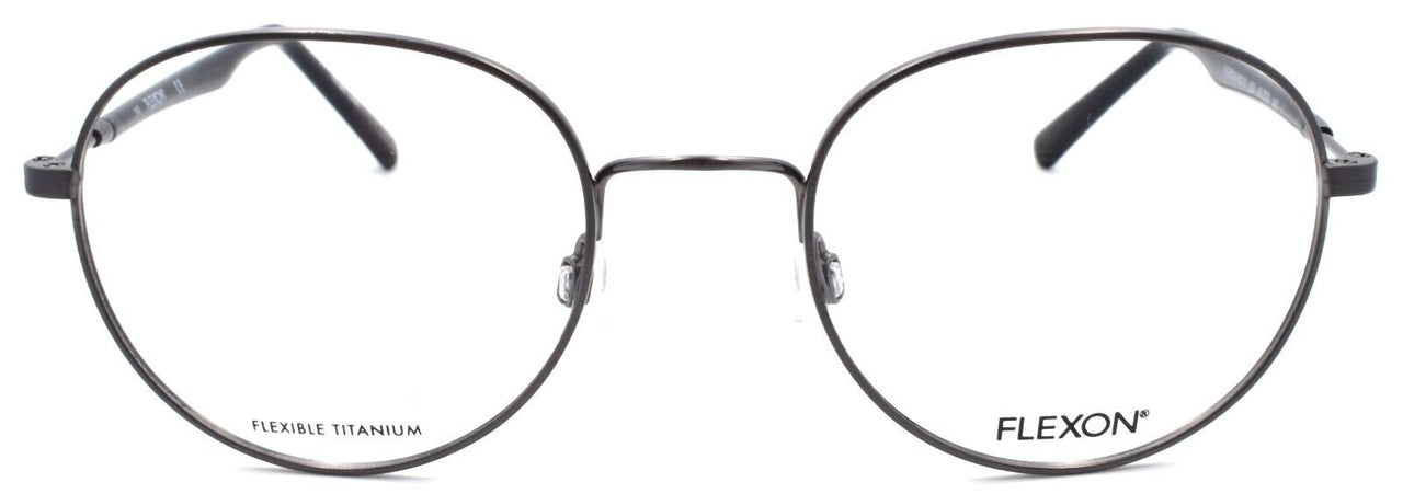 2-Flexon H6010 033 Men's Eyeglasses Frames 50-20-140 Gunmetal Flexible Titanium-883900203913-IKSpecs