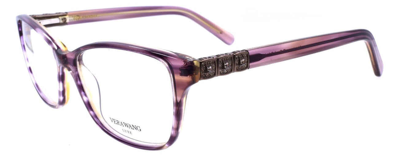 Vera Wang Chalan RO Women's Eyeglasses Frames 51-15-135 Dusty Rose w/ Crystals