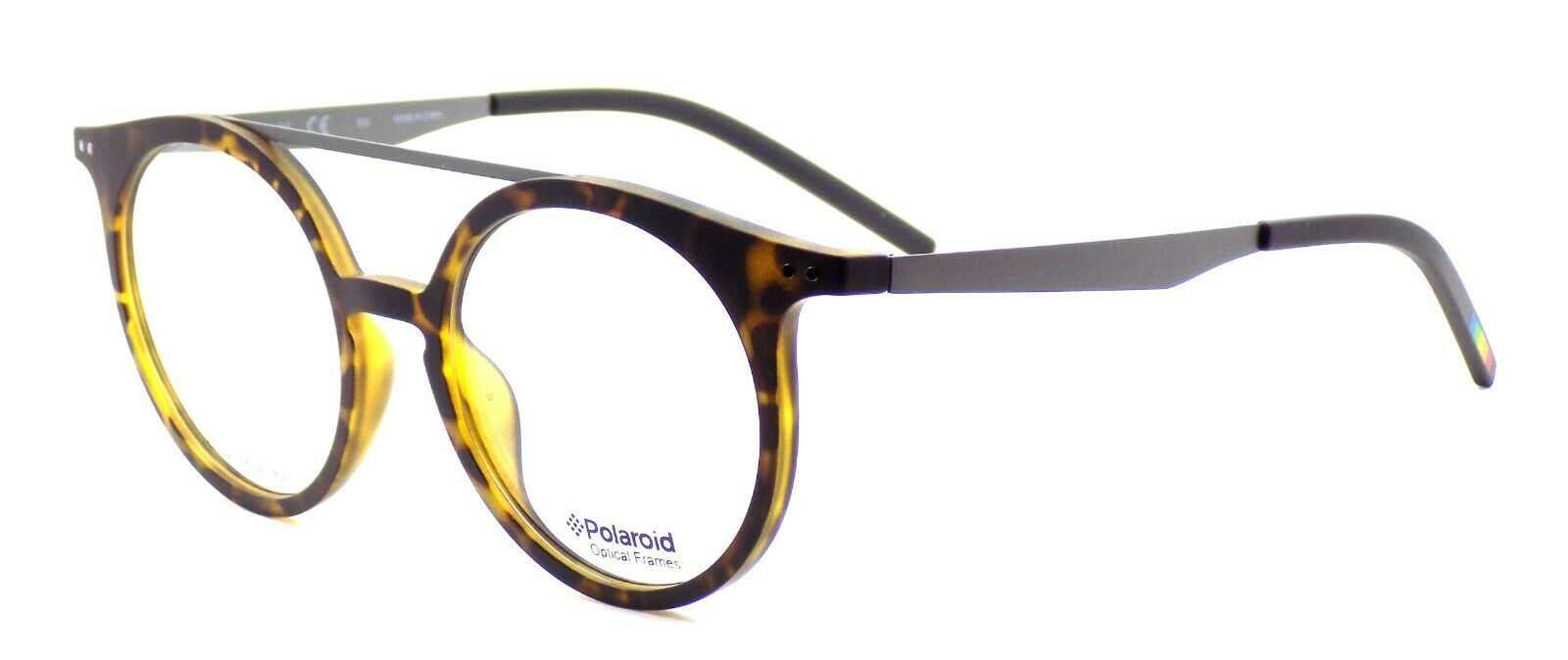 1-Polaroid PLD D400 HJ6 Unisex Eyeglasses Frames 49-19-140 Havana Brown + CASE-827886351497-IKSpecs