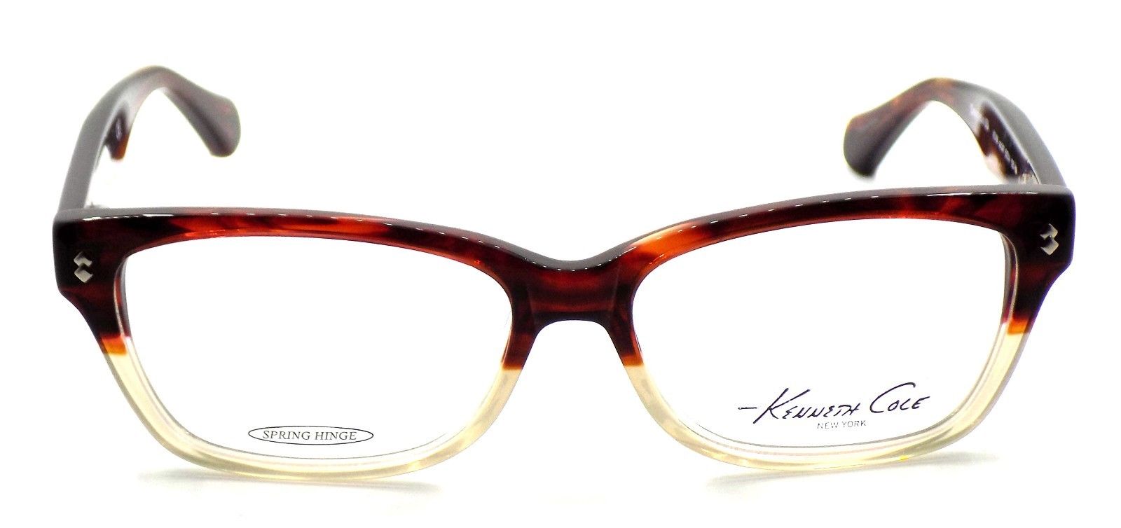 2-Kenneth Cole NY KC198 047 Women's Eyeglasses Frames 53-14-135 Brown + CASE-664689582693-IKSpecs