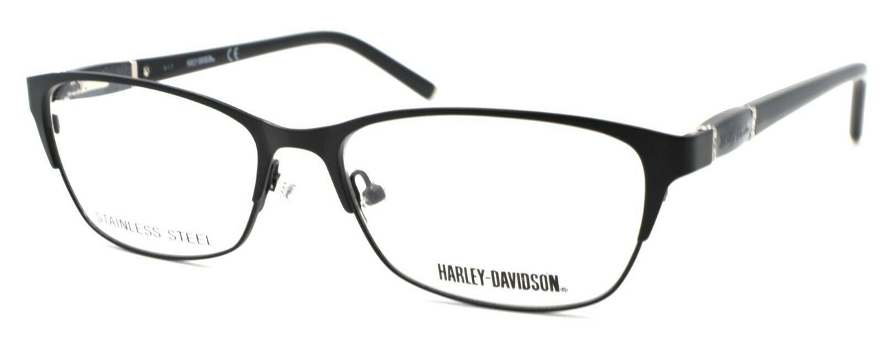 1-Harley Davidson HD0538 002 Women's Eyeglasses Frames 55-16-140 Black + CASE-664689889105-IKSpecs