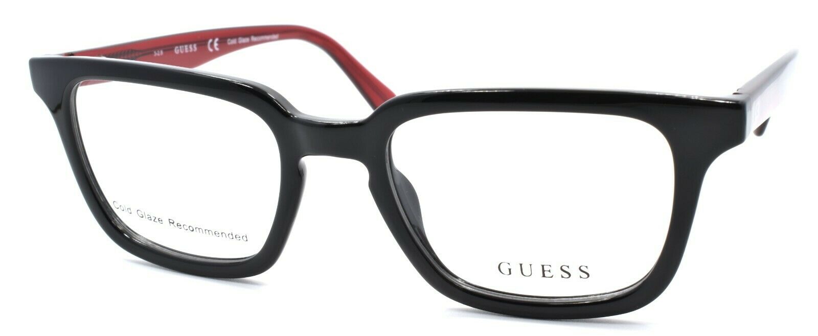 1-GUESS GU1962 005 Men's Eyeglasses Frames 50-19-145 Black / Red-889214033970-IKSpecs