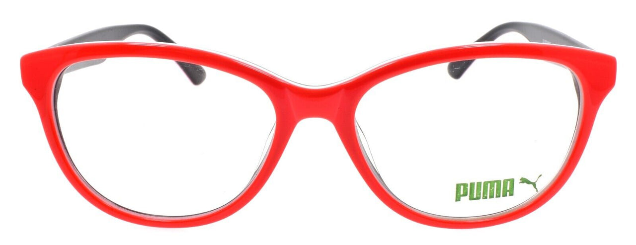 PUMA PU0109O 003 Women's Eyeglasses Frames 52-16-140 Fluorescent Red