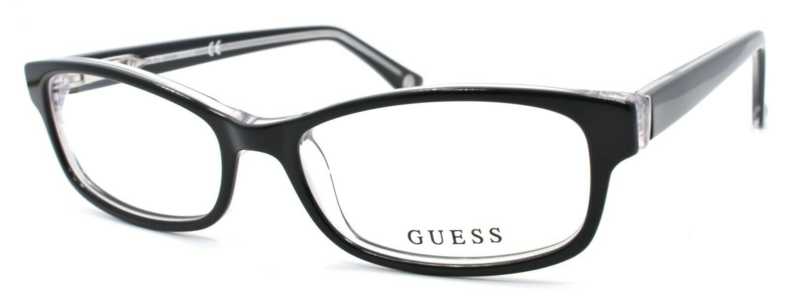 1-GUESS GU2517 003 Women's Eyeglasses Frames 50-15-135 Black / Crystal-664689713875-IKSpecs
