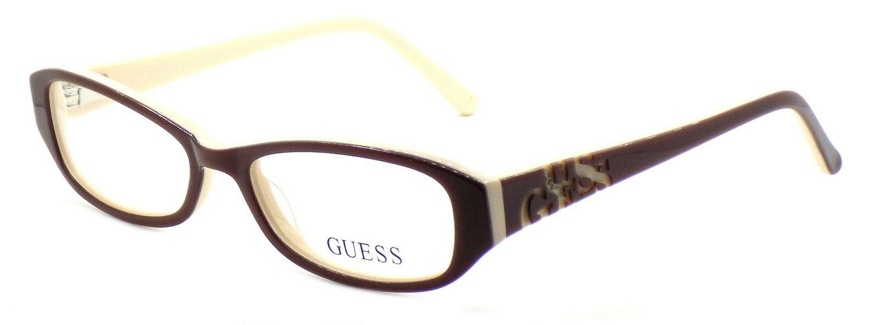 1-GUESS GU9126 BRN Girls Eyeglasses Frames 49-16-135 Brown / Cream-715583033573-IKSpecs