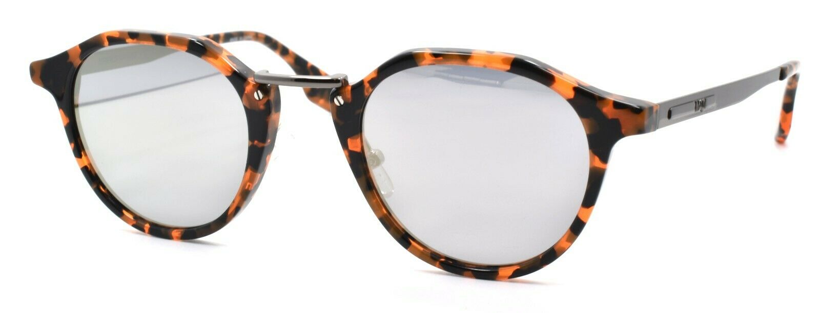 1-McQ Alexander McQueen MQ0036S 005 Unisex Sunglasses Orange Ruthenium / Mirrored-889652031804-IKSpecs