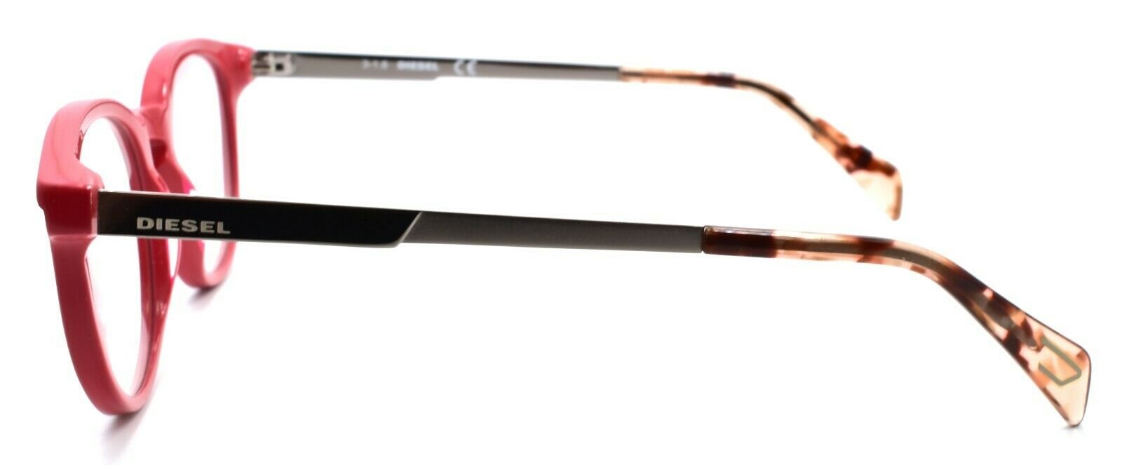 3-Diesel DL5150 068 Eyeglasses Frames 50-18-140 Red Cherry Palladium-664689707492-IKSpecs