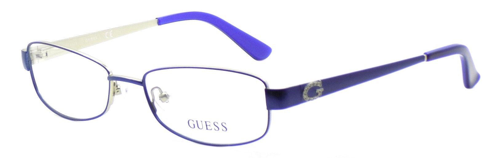 1-GUESS GU2569 091 Women's Eyeglasses Frames 53-17-135 Blue + CASE-664689783922-IKSpecs