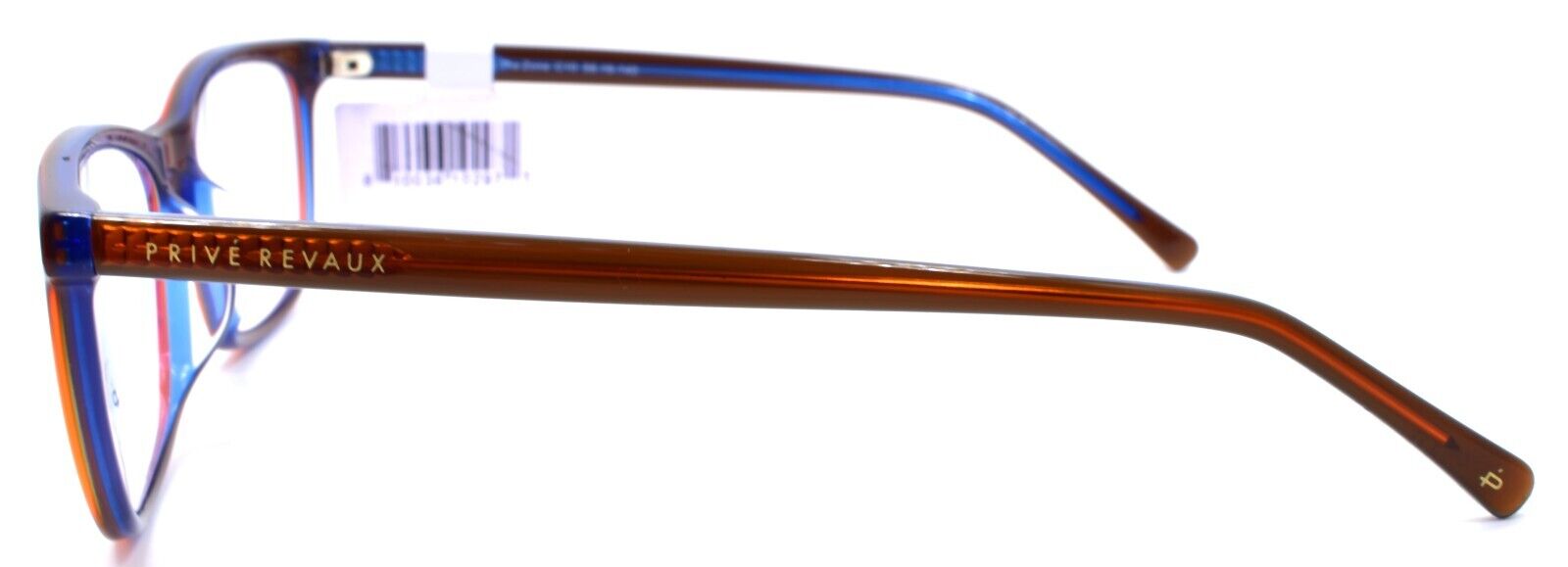 3-Prive Revaux In The Zone Eyeglasses Blue Light Blocking RX-ready Brown / Blue-810036102971-IKSpecs