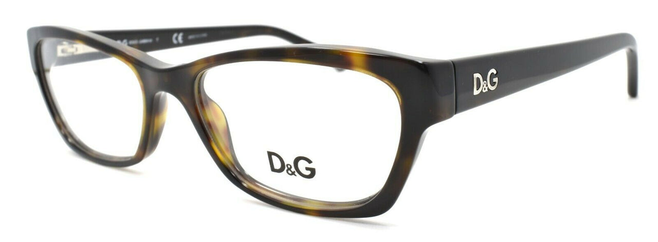 Dolce & Gabbana D&G 1216 502 Women's Eyeglasses Frames 50-16-135 Havana Brown