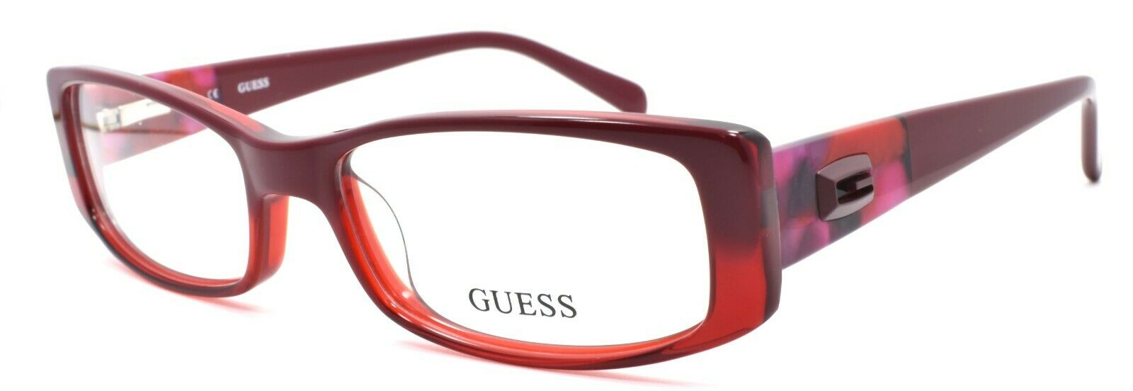 1-GUESS GU2409 RD Women's Eyeglasses Frames 53-16-140 Red + CASE-715583959828-IKSpecs