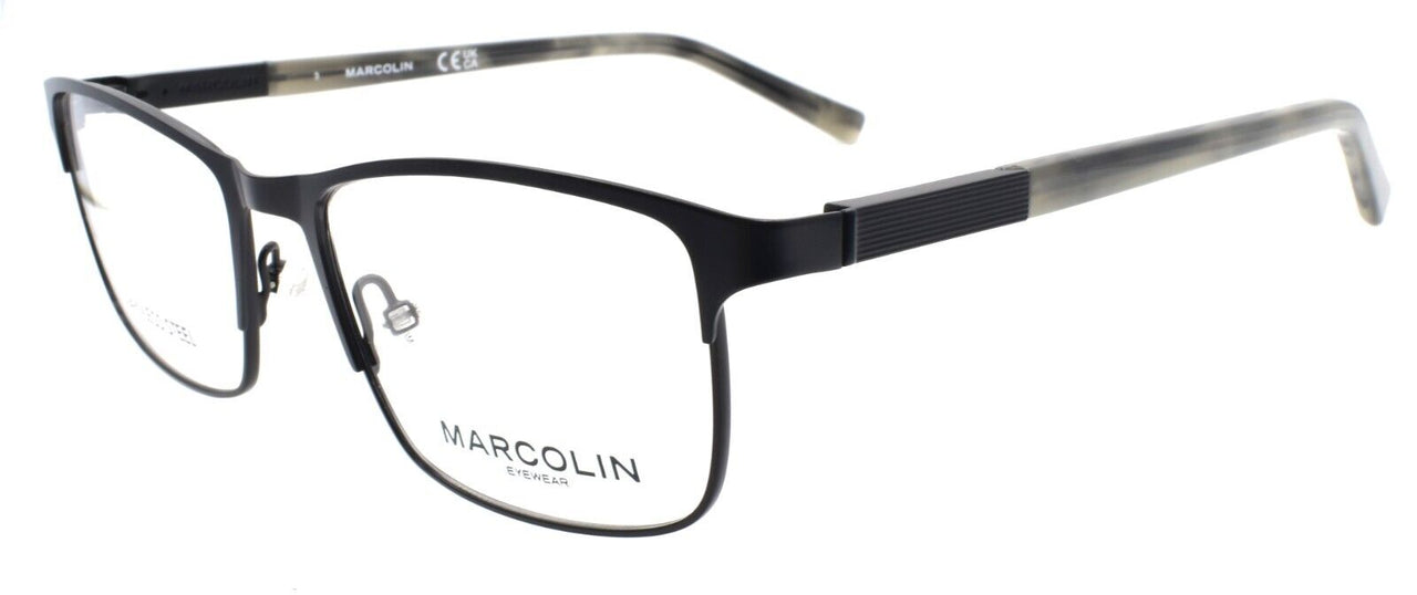 Marcolin MA3013 002 Men's Eyeglasses Frames 52-18-145 Matte Black