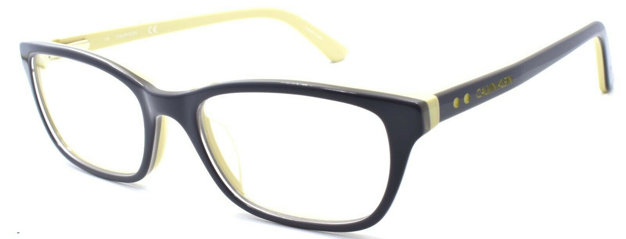 Calvin Klein CK18541 031 Women's Eyeglasses Frames 50-17-135 Slate / Yellow