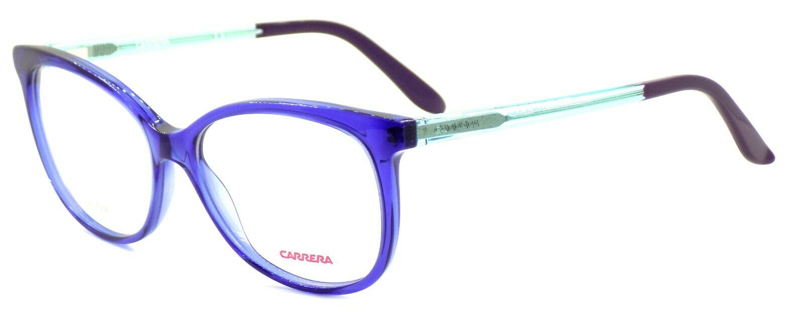 1-Carrera CA6648 QKA Women's Eyeglasses Frames 53-15-140 Blue / Turquoise + CASE-762753671455-IKSpecs