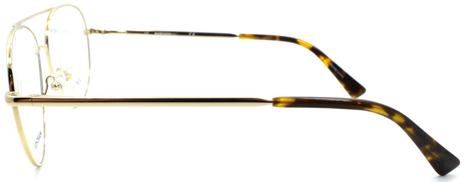 3-Marchon M8000 710 Eyeglasses Frames Aviator 55-15-145 Light Gold-886895404938-IKSpecs