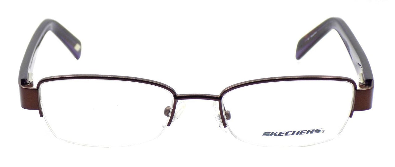SKECHERS SK2084 SBRN Women's Eyeglasses Frames 49-17-135 Satin Brown + CASE