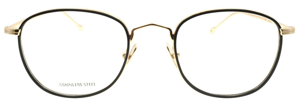 2-John Varvatos V178 Men's Eyeglasses Frames 49-21-145 Black / Gold Japan-751286329964-IKSpecs