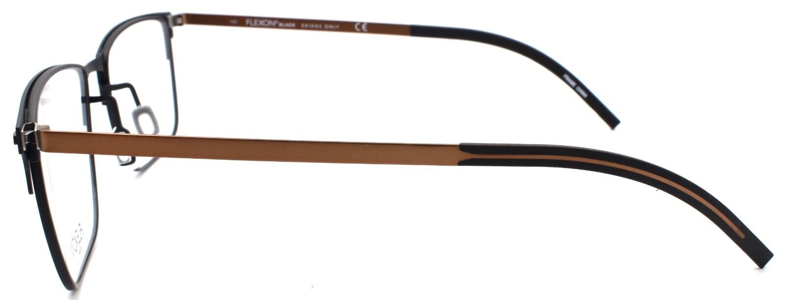 3-Flexon B2031 002 Men's Eyeglasses Matte Black 57-18-145 Flexible Titanium-883900205122-IKSpecs