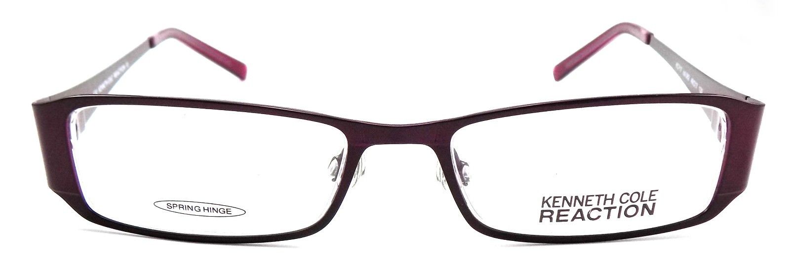 2-Kenneth Cole REACTION KC0717 082 Women's Eyeglasses 49-17-130 Violet + Case-726773164588-IKSpecs