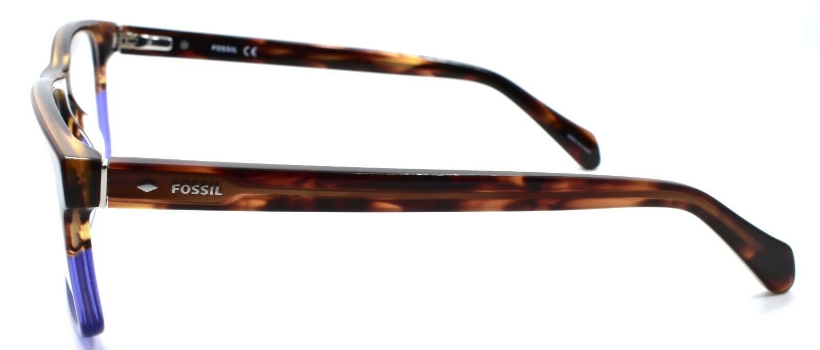 3-Fossil FOS 7084/G 09Q Men's Eyeglasses Frames 56-17-145 Brown / Blue-716736276526-IKSpecs