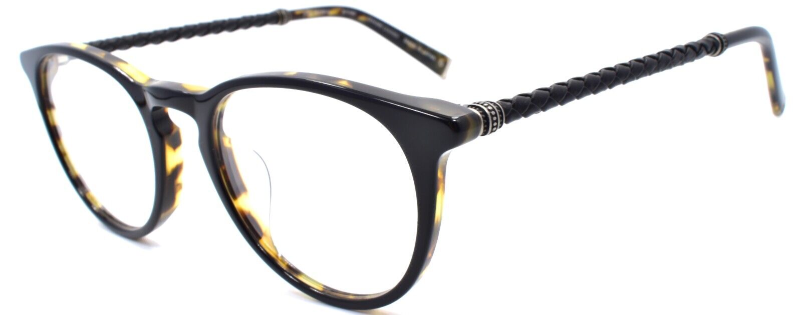 1-John Varvatos V401 Men's Eyeglasses 49-20-145 Black Tortoise / Leather Japan-751286305999-IKSpecs