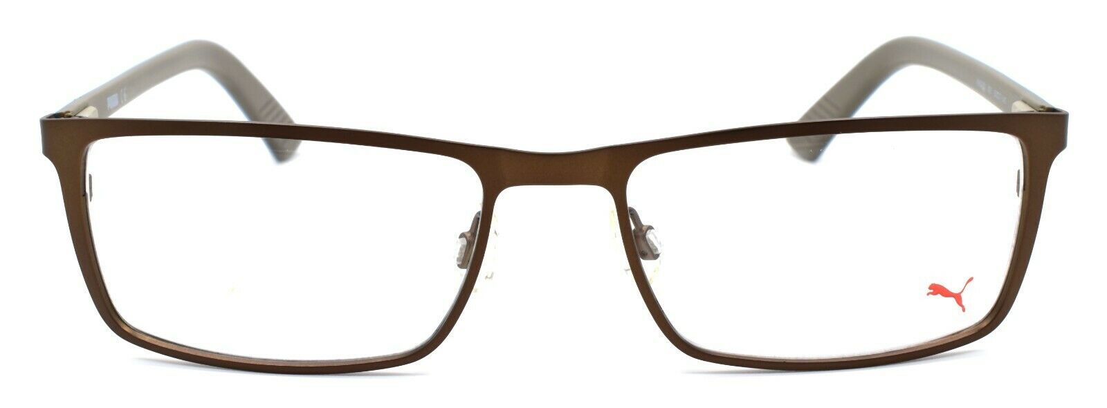2-PUMA PU0027O 002 Men's Eyeglasses Frames 55-17-140 Brown-889652002354-IKSpecs