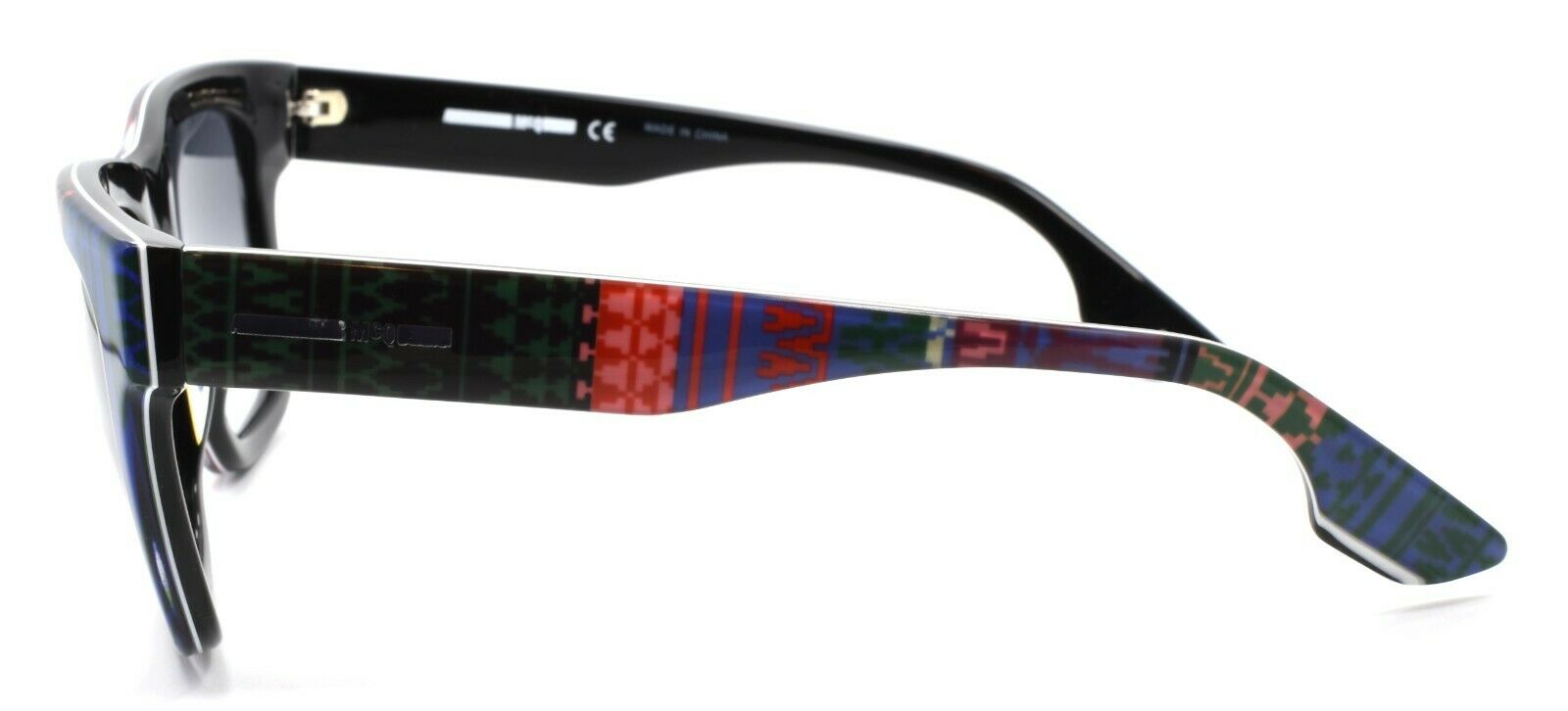 3-McQ Alexander McQueen MQ0044S 004 Unisex Sunglasses Multicolor / Grey Gradient-889652032245-IKSpecs