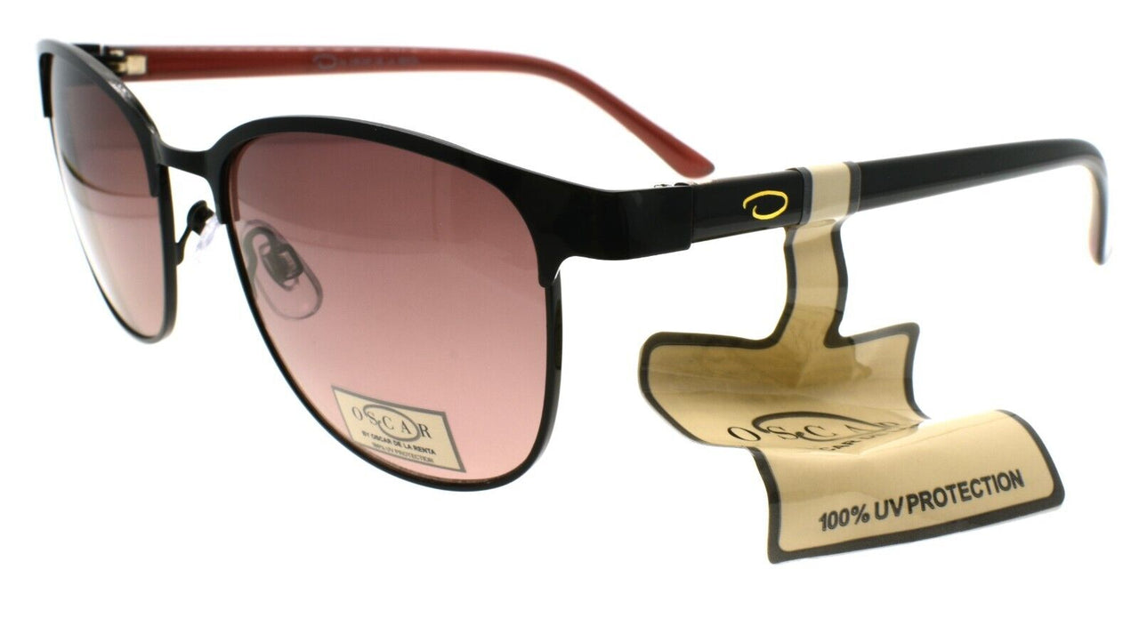 1-OSCAR By Oscar De La Renta OSS3043 001 Women's Sunglasses Black / Smoke-800414396696-IKSpecs