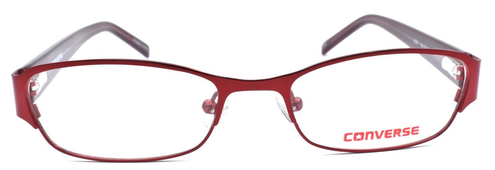 2-CONVERSE K006 Kids Girls Eyeglasses Frames 49-17-135 Red + CASE-751286247404-IKSpecs