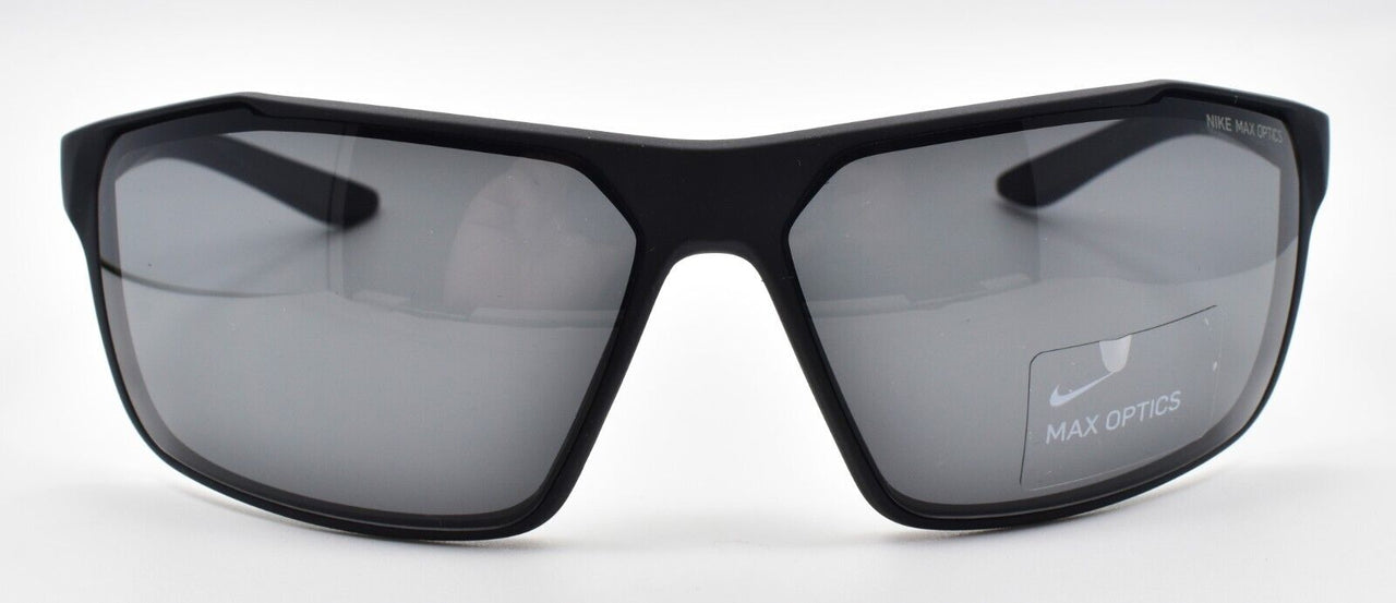 Nike Windstorm CW4674 010 Sunglasses Wraparound Matte Black Gray / Dark Gray