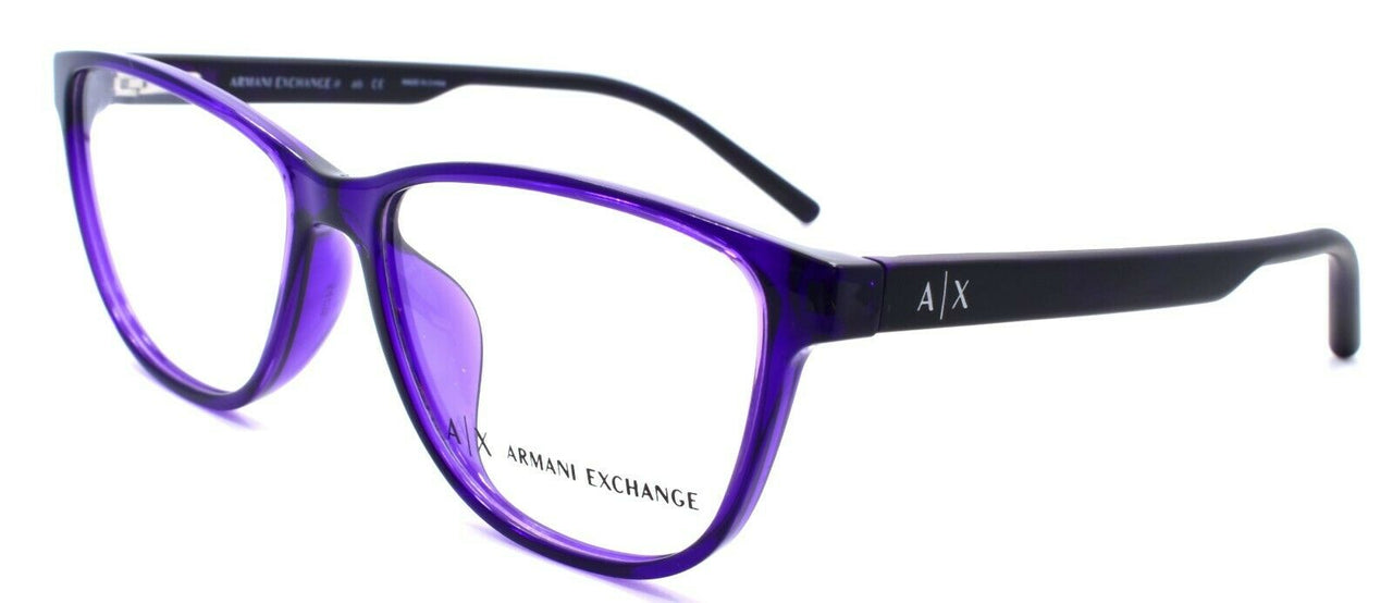 1-Armani Exchange AX3047F 8236 Women's Eyeglasses Cat Eye 54-15-140 Purple-8053672807639-IKSpecs