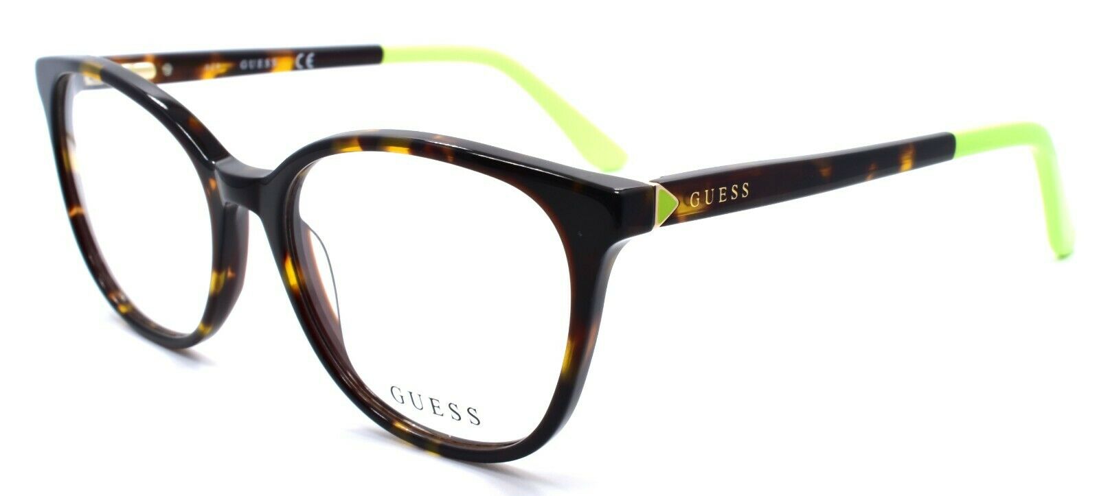 1-GUESS GU2698 056 Women's Eyeglasses Frames 52-16-140 Havana / Lime-889214012630-IKSpecs